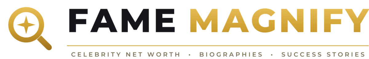 Fame Magnify logo — celebrity net worth, biographies and success stories